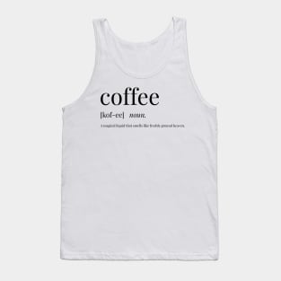 Coffee Definition Tank Top